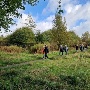 Wandelgroep liggend